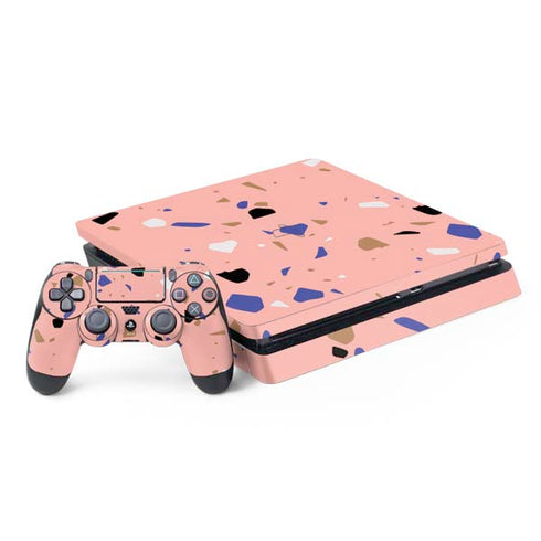 Pink Terrazzo PlayStation PS4 Skins