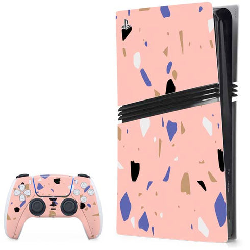 Pink Terrazzo PS5 Pro Bundle Skin