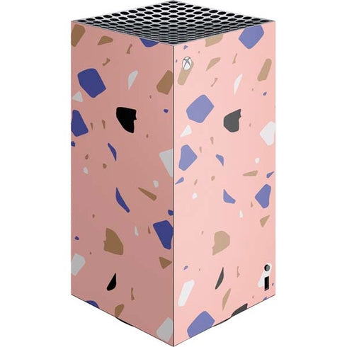 Pink Terrazzo XBox Series X Digital Edition Console Skin