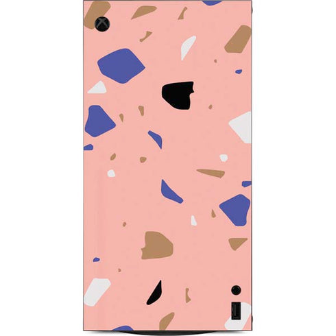 Pink Terrazzo XBox Series X Digital Edition Console Skin