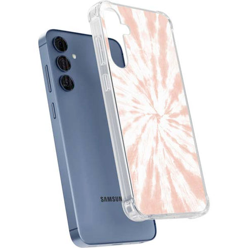 Pink Tie Dye Galaxy A55 5G Clear Case