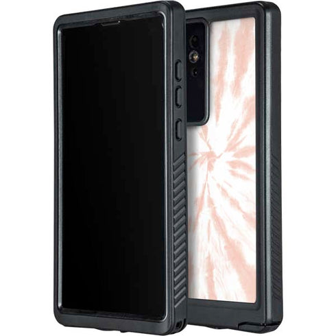 Pink Tie Dye Galaxy S24 Ultra Waterproof Case