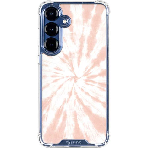 Pink Tie Dye Galaxy S25 Plus Clear Case