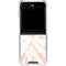 Pink Tie Dye Galaxy Z Flip6 Clear Case
