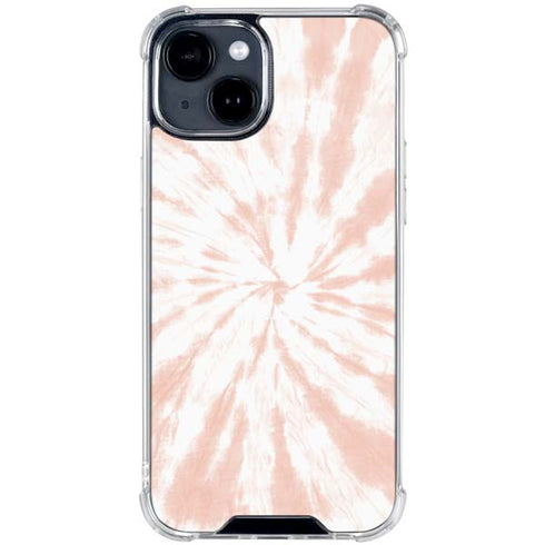 Pink Tie Dye iPhone 15 Clear Case