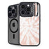 Pink Tie Dye iPhone 15 Pro Kickstand Case