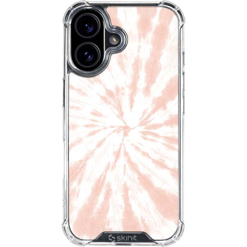 Pink Tie Dye iPhone 16 Clear Case