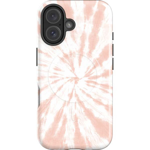 Pink Tie Dye iPhone 16 Plus Magsafe Impact Case