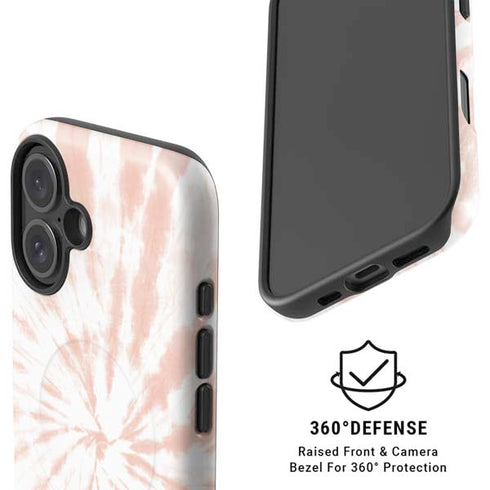 Pink Tie Dye iPhone 16 Plus Magsafe Impact Case