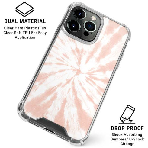 Pink Tie Dye iPhone 16 Pro Clear Case