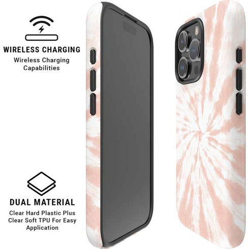 Pink Tie Dye iPhone 16 Pro Magsafe Impact Case