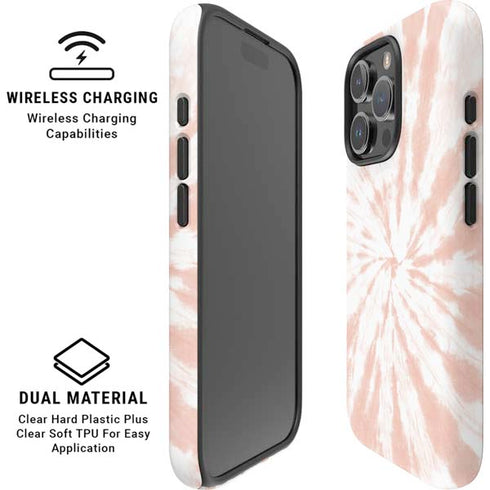 Pink Tie Dye iPhone 16 Pro Max Magsafe Impact Case