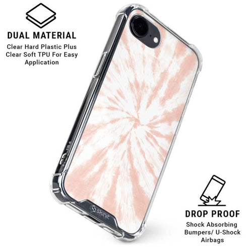 Pink Tie Dye iPhone 16e Clear Case