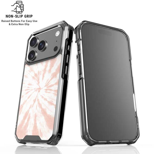 Pink Tie Dye iPhone 18 Pro Clear Case