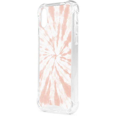 Pink Tie Dye iPhone XS Clear Case