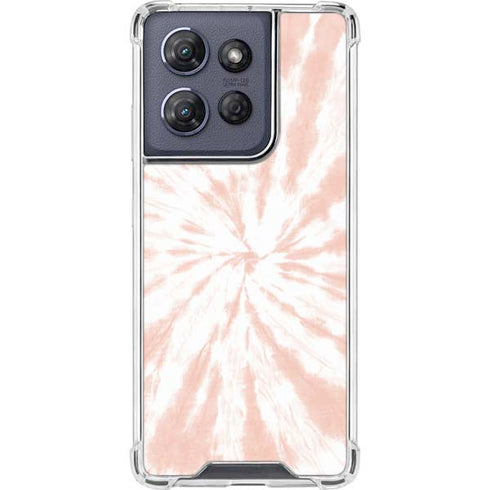 Pink Tie Dye Moto G 5G (2025) Clear Case