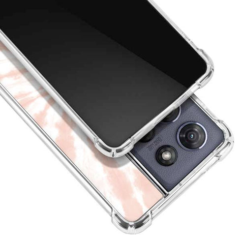 Pink Tie Dye Moto G 5G (2025) Clear Case
