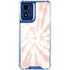 Pink Tie Dye Moto G 5G (2024) Clear Case