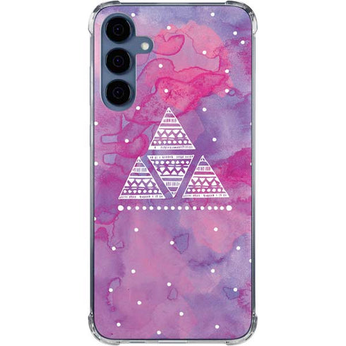 Pink Tribal Euphoria Galaxy A35 5G Clear Case