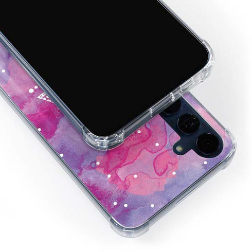 Pink Tribal Euphoria Galaxy A55 5G Clear Case