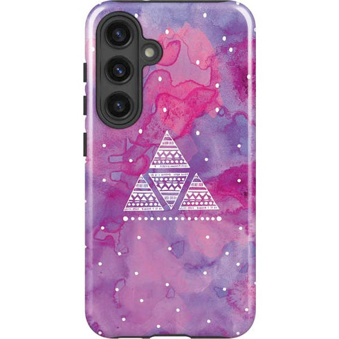 Pink Tribal Euphoria Galaxy S25 Plus Impact Case