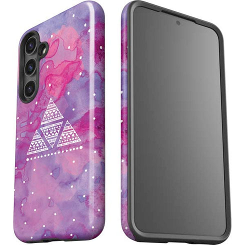 Pink Tribal Euphoria Galaxy S25 Plus Impact Case
