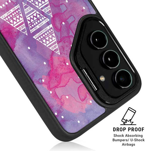 Pink Tribal Euphoria Galaxy S25 Plus Kickstand Case