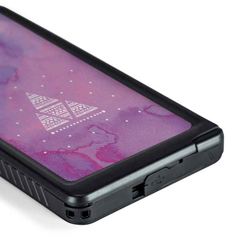 Pink Tribal Euphoria Galaxy S24 Ultra Waterproof Case
