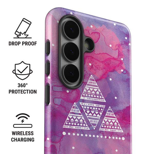 Pink Tribal Euphoria Galaxy S26 Impact Case