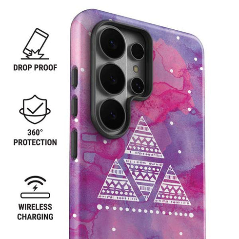 Pink Tribal Euphoria Galaxy S26 Ultra Impact Case