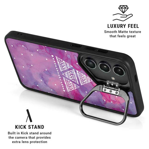 Pink Tribal Euphoria Galaxy S26 Ultra Kickstand Case