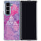 Pink Tribal Euphoria Galaxy Z Fold5 5G Clear Case