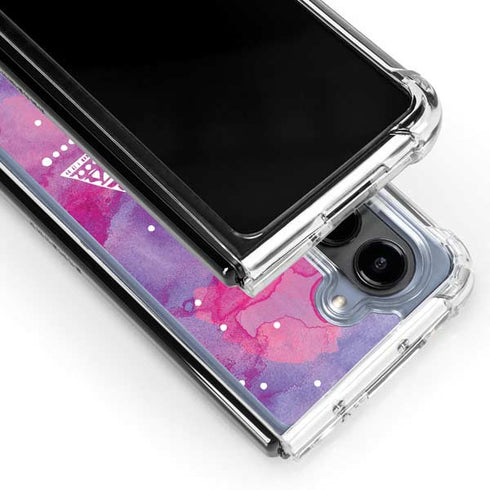 Pink Tribal Euphoria Galaxy Z Fold5 5G Clear Case