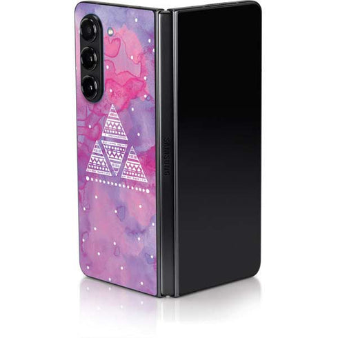 Pink Tribal Euphoria Galaxy Z Fold5 5G Skin