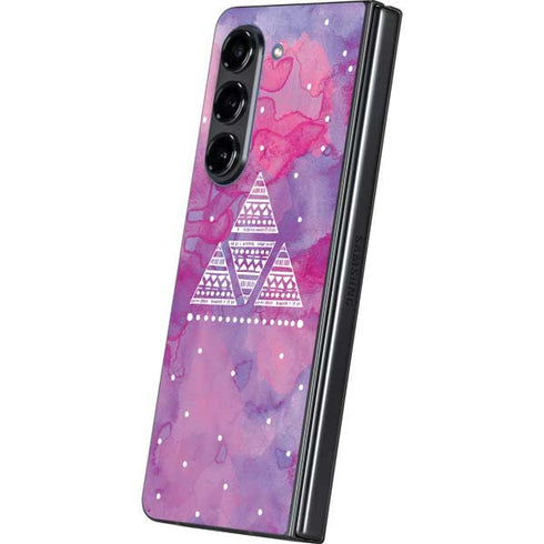 Pink Tribal Euphoria Galaxy Z Fold5 5G Skin