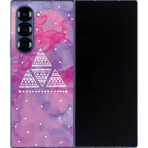 Pink Tribal Euphoria Galaxy Z Fold6 Skin
