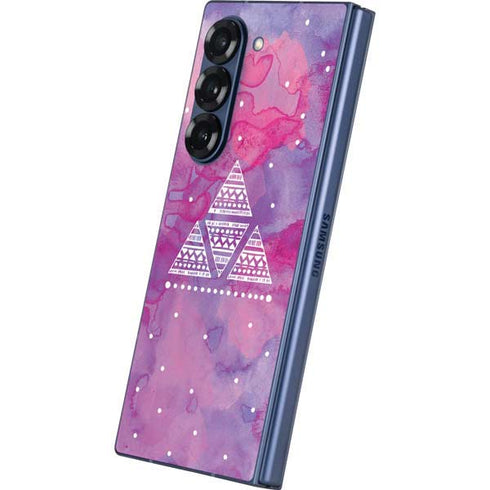 Pink Tribal Euphoria Galaxy Z Fold6 Skin