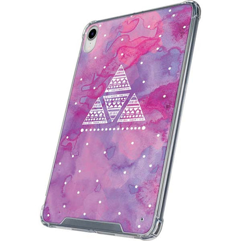 Pink Tribal Euphoria iPad 11th Gen (2025) Clear Case