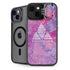 Pink Tribal Euphoria iPhone 15 Plus Kickstand Case