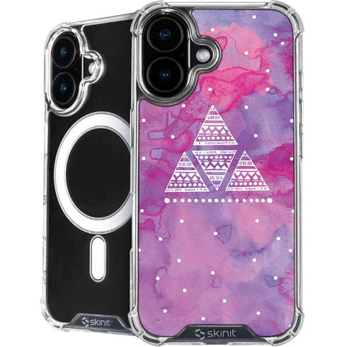 Pink Tribal Euphoria iPhone 16 Plus MagSafe Case