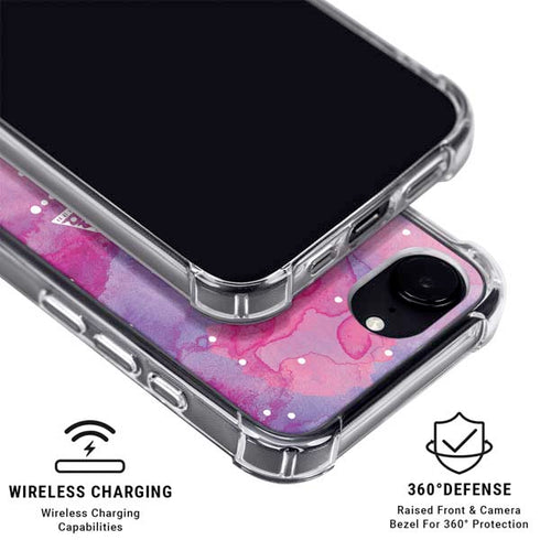 Pink Tribal Euphoria iPhone 16e Clear Case
