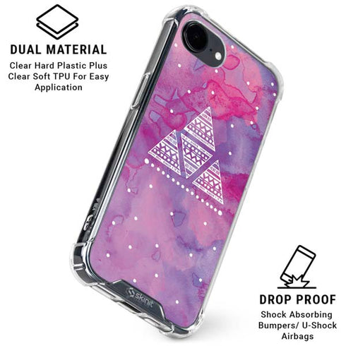 Pink Tribal Euphoria iPhone 16e Clear Case