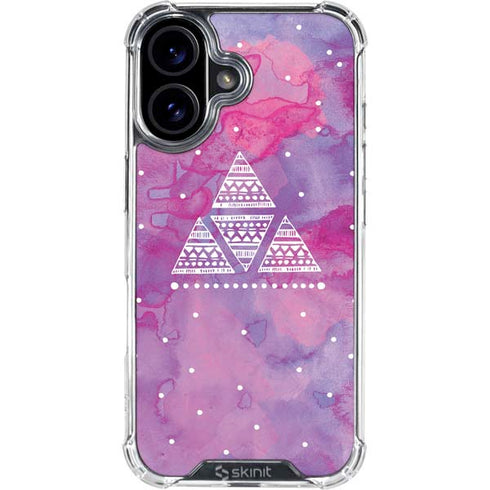 Pink Tribal Euphoria iPhone 17 Clear Case