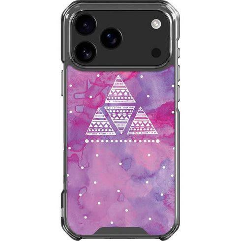 Pink Tribal Euphoria iPhone 18 Pro Max Clear Case