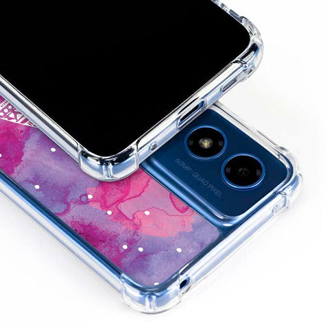 Pink Tribal Euphoria Moto G 5G (2024) Clear Case