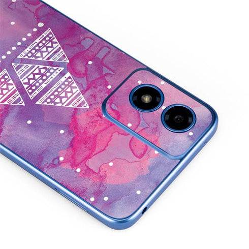 Pink Tribal Euphoria Moto G Play 4G (2024) Skin