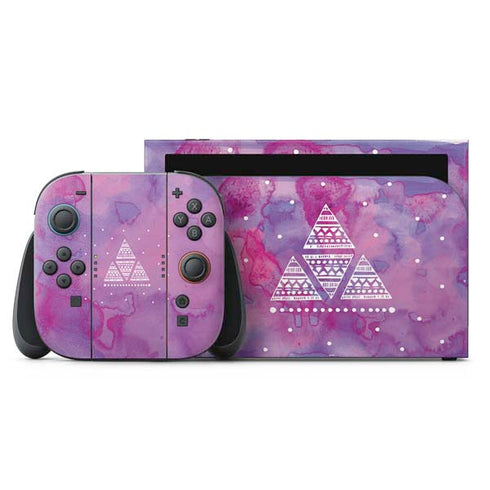 Pink Tribal Euphoria Nintendo Switch 2 (2025) with Joy-Con Skin