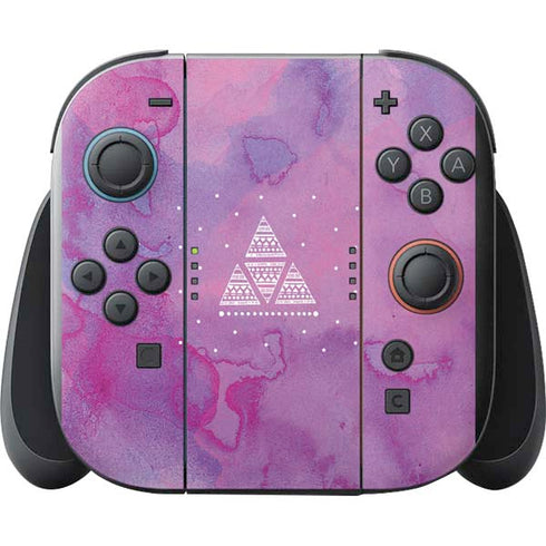 Pink Tribal Euphoria Nintendo Switch 2 (2025) with Joy-Con Skin