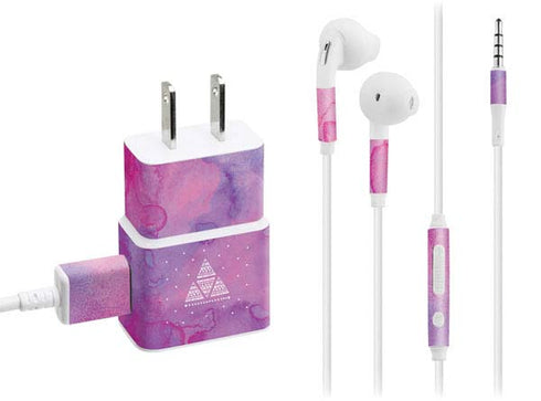 Pink Tribal Euphoria Phone Charger Skin
