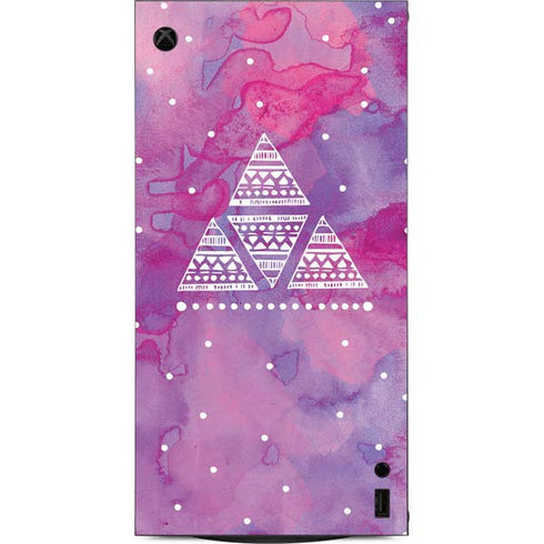 Pink Tribal Euphoria XBox Series X Digital Edition Console Skin